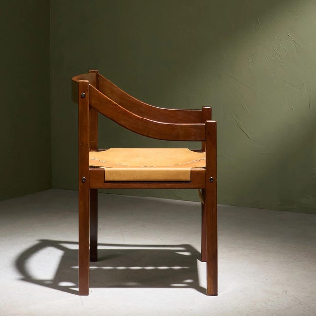 Armchair with Leather Upholstery by Jean Gillon for Italma Brazil, 1960s For Sale - Image 4 of 10