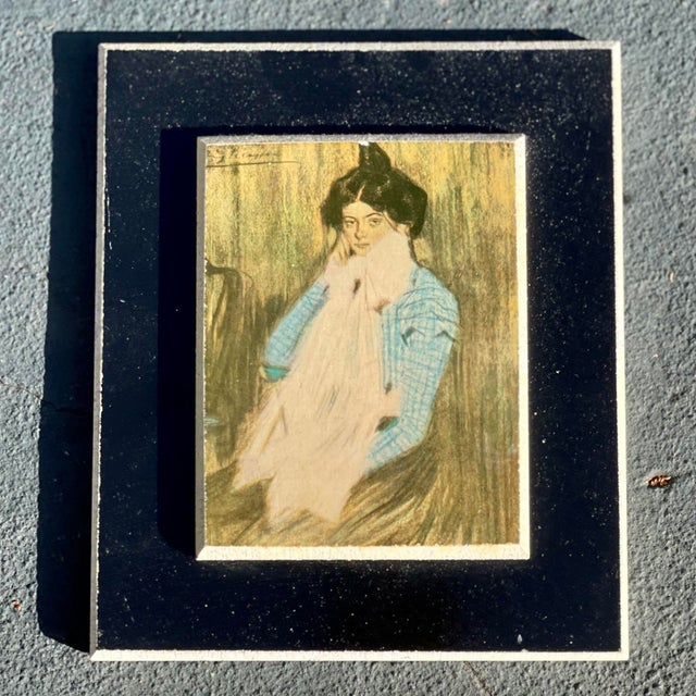 Wood Midcentury Framed Art Tiles Reproduction - Set of 9 For Sale - Image 7 of 12