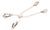 Georg Jensen Vintage "Pyramid" Sterling Silver Ice Tongs For Sale