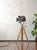 Industrial Studio Spotlight Floor Lamp on Berlebach Wooden Tripod from ADB, Belgium, 1960s For Sale - Image 10 of 15