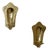 Mid-Century Swedish Brass Sconces, Set of 2 For Sale