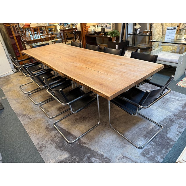 Contemporary Egg Collective Kenny Dining Room Table For Sale - Image 3 of 12