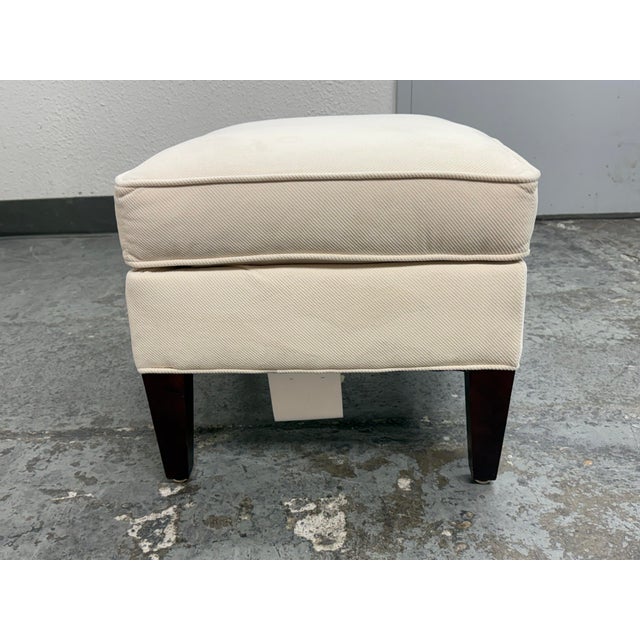 Rowe Furniture Times Square Ottoman For Sale - Image 4 of 12