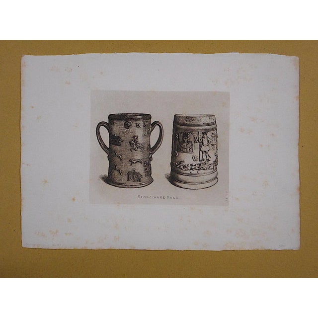 Antique Ltd. Ed. English Pottery Etching For Sale - Image 4 of 4