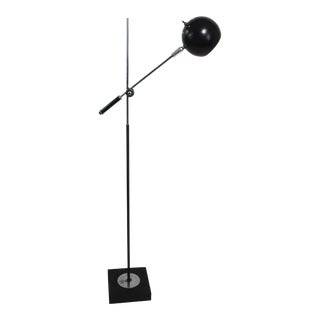 Adjustable Ball Shade Floor Lamp by Sonneman For Sale