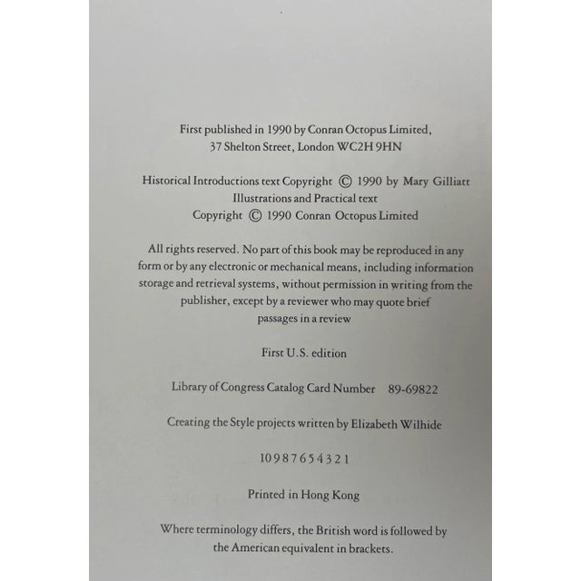 Paper Period Style by Mary Gilliatt Elizabeth Wilhide Hardcover Book For Sale - Image 7 of 12