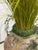 Mid-Century Modern Marmite Faux Grass Arrangement, Vintage For Sale - Image 12 of 12