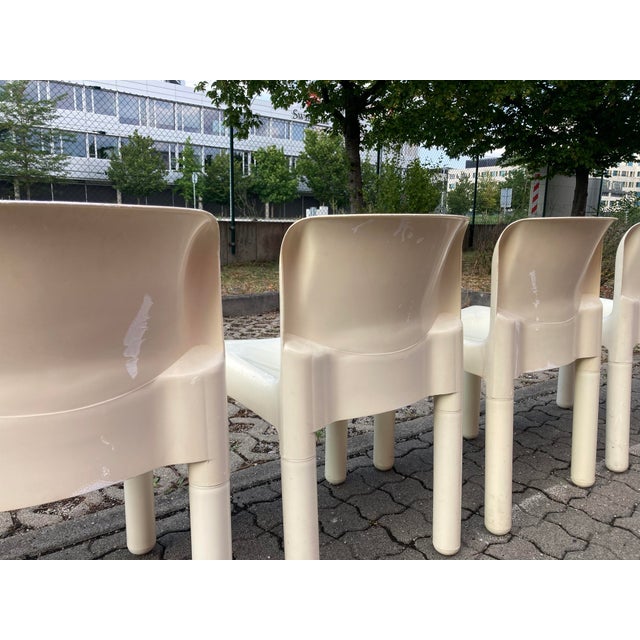 Model 4875 Dining Chair by Carlo Bartoli for Kartell, 1980, Set of 4 For Sale - Image 12 of 18