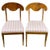 Biedermeier Swedish Dining Chairs in Flame Golden Birch with Honey Colour, 1890s-1910s, Set of 2 For Sale - Image 6 of 6