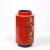 Mid-Century Modern Mid-Century Modern Scarlet Red Handpainted Umbrella Stand w/ Rectilinear Details For Sale - Image 3 of 12