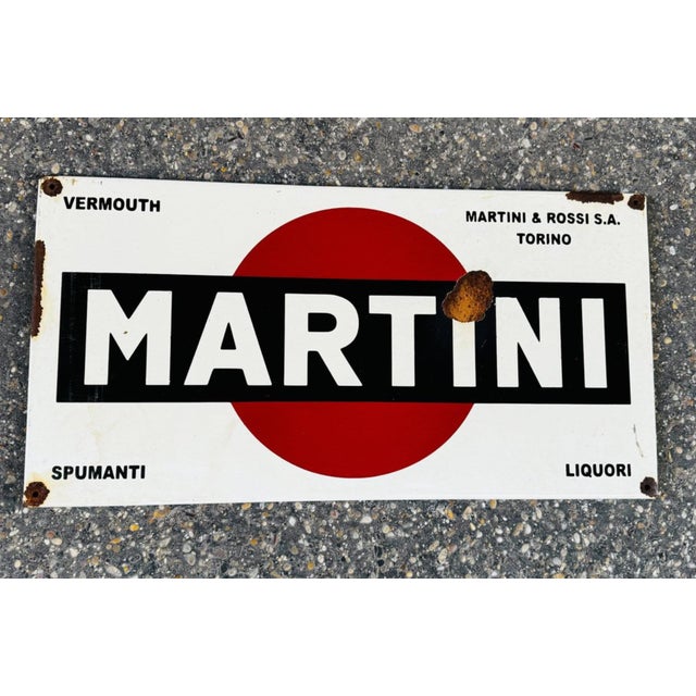 Vintage Martini Sign in Iron For Sale - Image 6 of 6