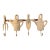 Vintage Cast Iron Garden Themed Wall Rack For Sale