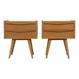 Vintage Bedside Tables, 1950s, Set of 2 For Sale
