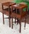 English Pair George III Flame Mahogany Side Tables For Sale - Image 3 of 11