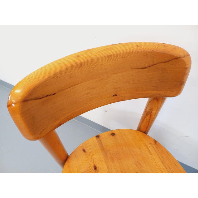 Tan Vintage Scandinavian Chairs in Pine by Rainer Daumiller, 1960s-1970s, Set of 2 For Sale - Image 8 of 13