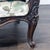 Green Victorian Rococo Revival Carved Bergère Lounge Chair With Floral Upholstery For Sale - Image 8 of 8
