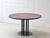 Contemporary Round Dining Table in Thuja Root Veneer and Steel, 1980s For Sale - Image 3 of 16