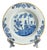 Antique Dutch Delft Blue and White Pottery Plate, 18th Century For Sale