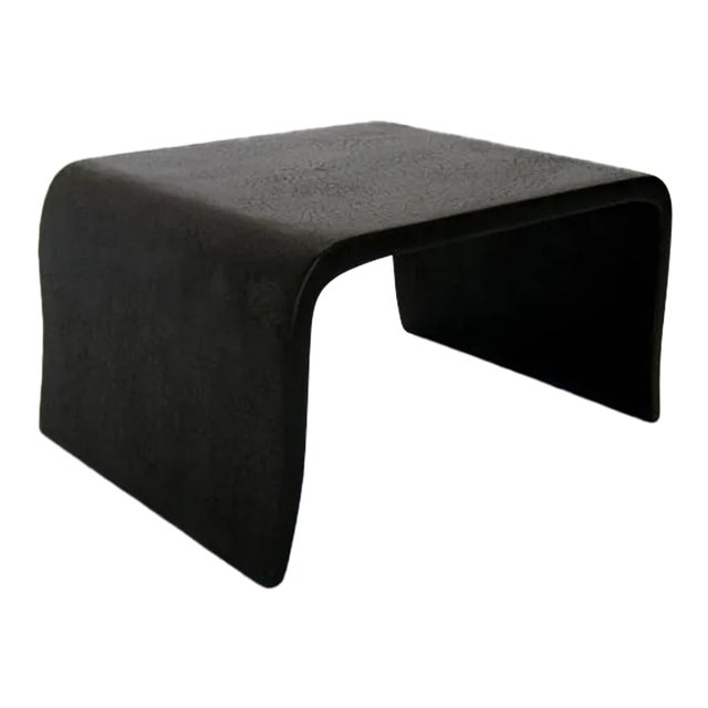 1920s Black Crackle Lacquer Low Table For Sale