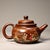 Mid 20th Century Vintage Yixing Zisha Teapot With Box – Hand-Painted Gilt Landscape Teapot For Sale - Image 5 of 9