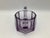Glass Antique Amethyst Glass Sugar Bowl For Sale - Image 7 of 8
