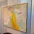 Nice, mid century modern artwork, contemporary, large, 3 ft. X 4 ft. It will look fantastic in any home. Signed CR lower...