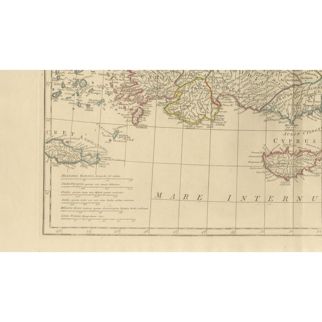 Black Antique Map of Asia Minor with Levant Anatolia, Syria and Cyprus, 1818 For Sale - Image 8 of 10