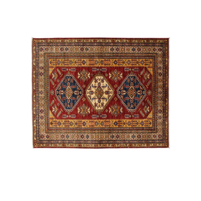 Super Khotan Ghanzi Wool Rug - 5' X 6'3" For Sale