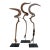 Early 20th Century Collection of Kirdi Mataram Throwing Knives, Cameroon - Set of 3 For Sale