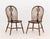 Early 20th Century Set of Seven Windsor Style Oak Side Chairs For Sale - Image 5 of 10
