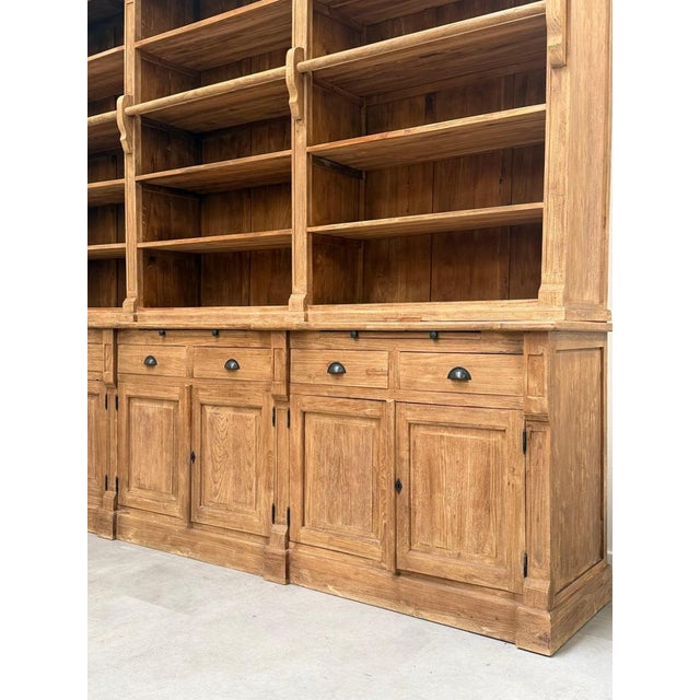 Antique Recycled Teak Bookcase For Sale - Image 5 of 11