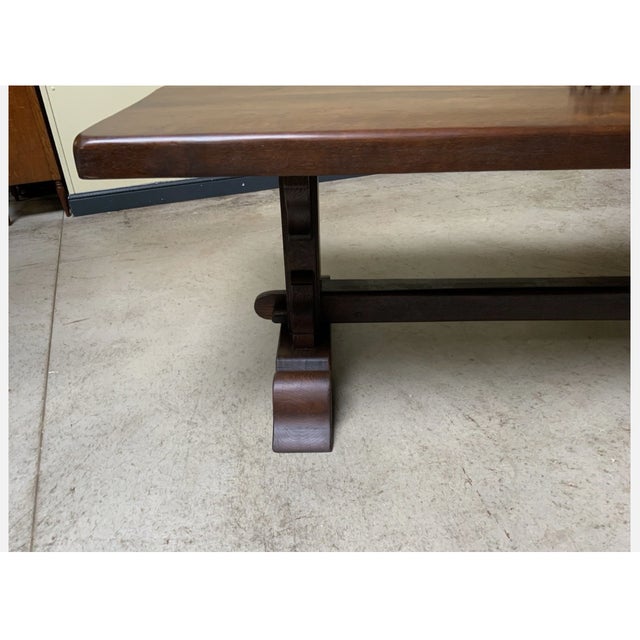 Antique Imposing Monastery Table, 1940 For Sale - Image 10 of 12