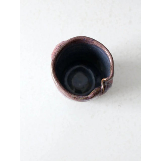 Vintage Studio Pottery Vase For Sale - Image 9 of 11