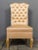 1940s 20th Century French Tufted Back Slipper Chair For Sale - Image 5 of 11