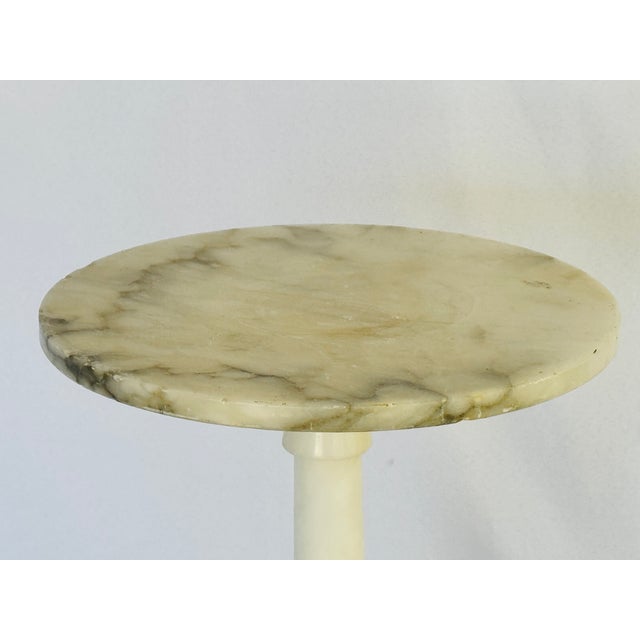 Italian 1950’s Italian Alabaster Stand For Sale - Image 3 of 16