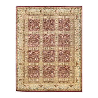 Mogul Hand-Knotted Area Rug - Red, 8' 2" x 10' 5" For Sale