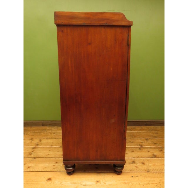 Antique Irish Linen Press Cabinet from Merrion Castle For Sale - Image 16 of 18