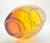 Amber Viterra Gallery Collection Ombré Amber Smokey Gray Barrel Shaped Art Glass Vase For Sale - Image 8 of 10