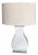 John Dickinson Pair of John Dickinson Style Polished Gesso Table Lamps With Shade For Sale - Image 4 of 6