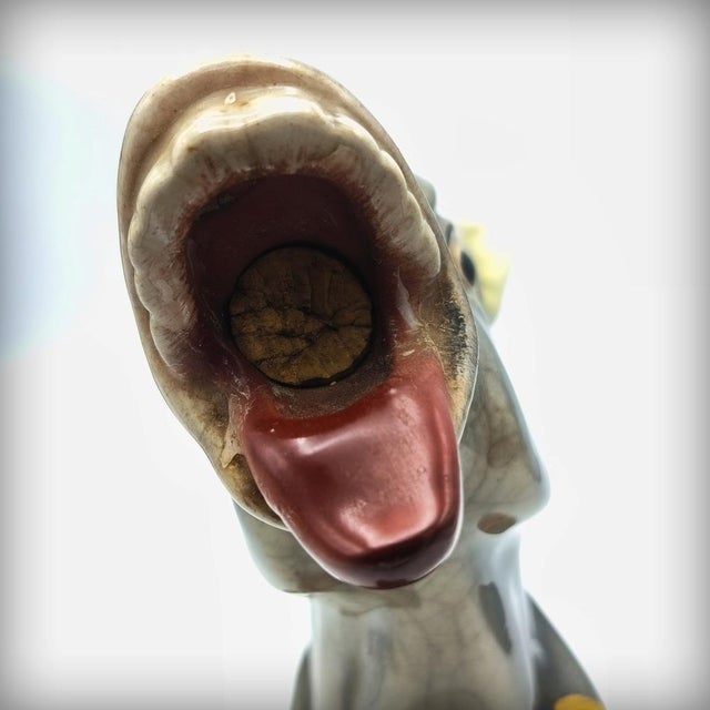 Ceramic Zoomorphic Donkey Bottle in Ceramic by Casa Nuova Boccaccio, Italy, 1960s For Sale - Image 7 of 16