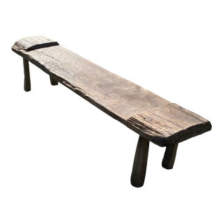 Mid 19th Century Teak Bench For Sale
