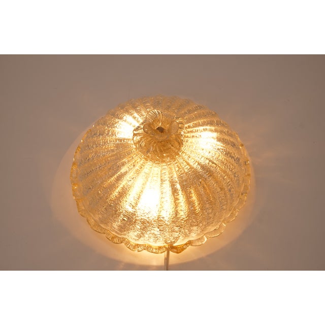 Mid-Century Modern Vintage Murano Ceiling Lamps from Barovier&toso, 1950s, Set of 2 For Sale - Image 3 of 11