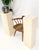 Harvey Probber Mid-Century Modern Square Beveled Tall Travertine Marble Pedestals End Tables For Sale - Image 4 of 12
