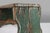 Industrial Green Wooden Stool, France, 1900s, 1890s For Sale - Image 4 of 12