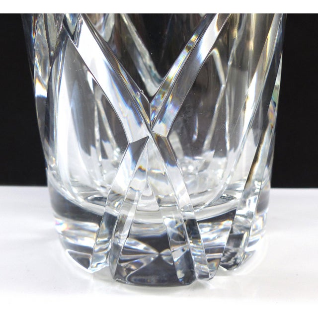 Large Vintage Daum French Crystal Vase Chairish