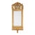 18th Century Gustavian Gilt Cameo Mirror with Added Later Sconce For Sale