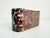 1940s Art Deco Rosso Marble Vanity Box With Rounded Sides For Sale - Image 10 of 13
