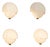 Mania Wall Lamps by Vico Magistretti for Artemide, 1963, Set of 4 For Sale