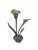 Metal Vintage Brass Lily Flower Candle Holder For Sale - Image 7 of 18