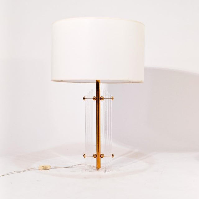 Large Table Lamp attributed to Charles Hollis Jones, USA, 1970s For Sale - Image 4 of 16